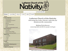 Tablet Screenshot of nativityarden.org